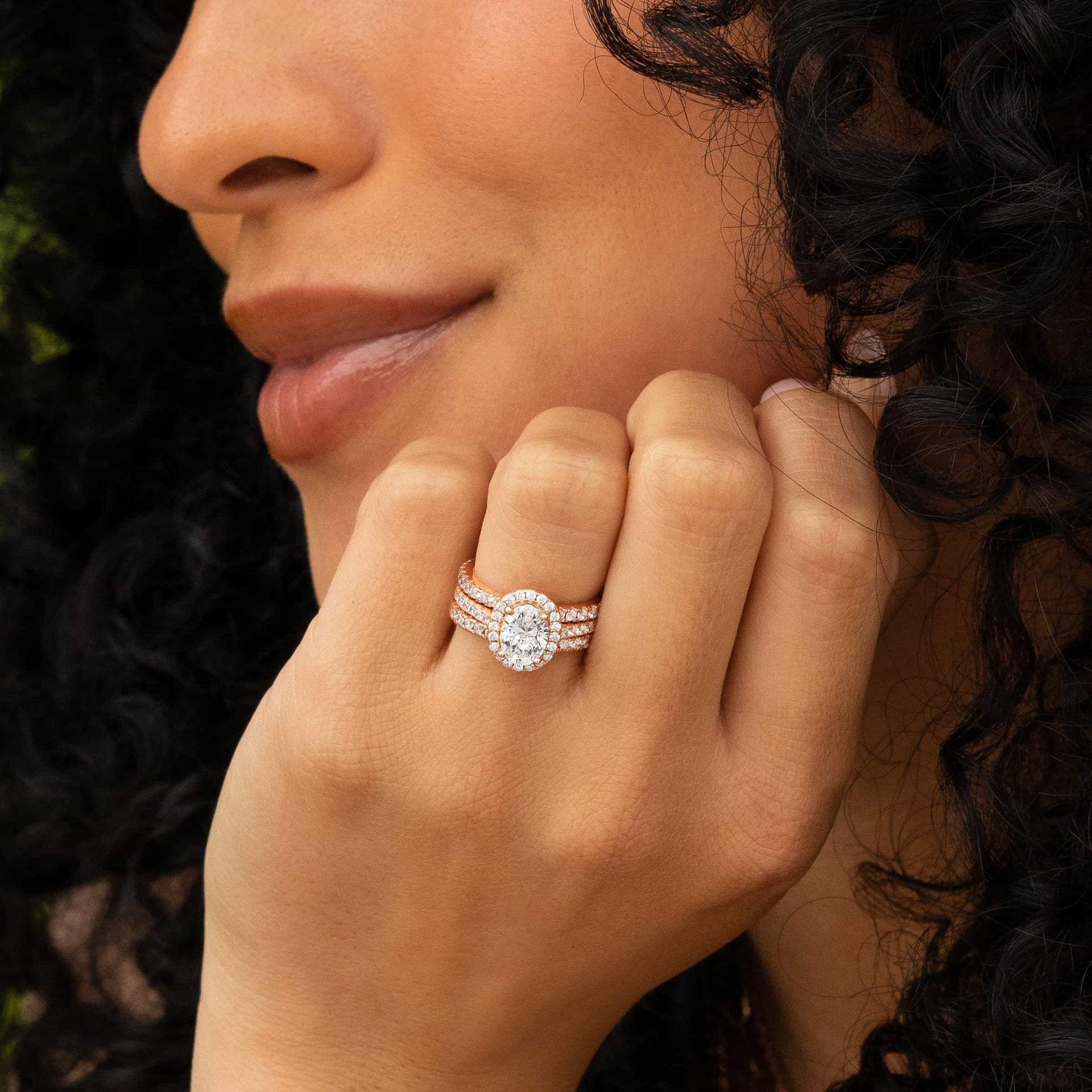 gorgeous oval shaped engagement ring belle