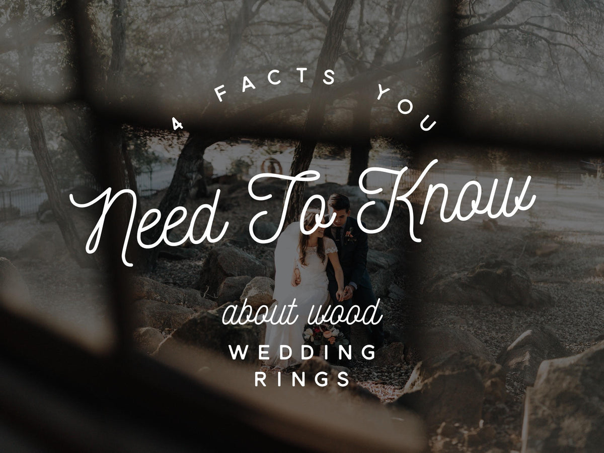 Wood wedding rings featured in an article about key facts and benefits.