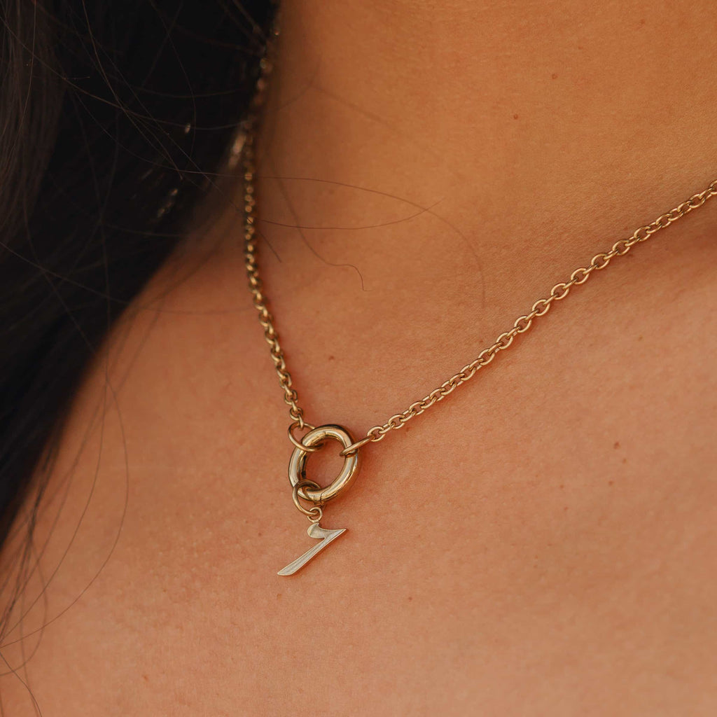 The Ellis Charm Necklace - Gold Secondary Image