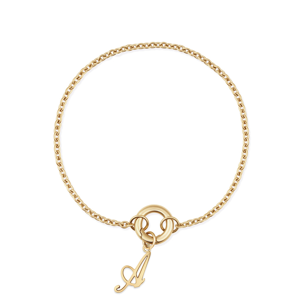 The Initial Bracelet - Gold Featured Image