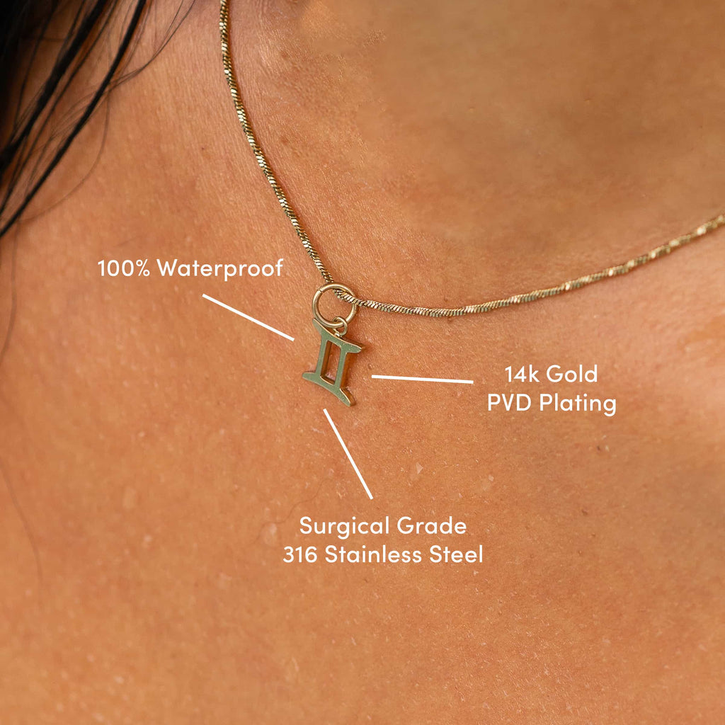 The Zodiac Charm - Gold Secondary Image