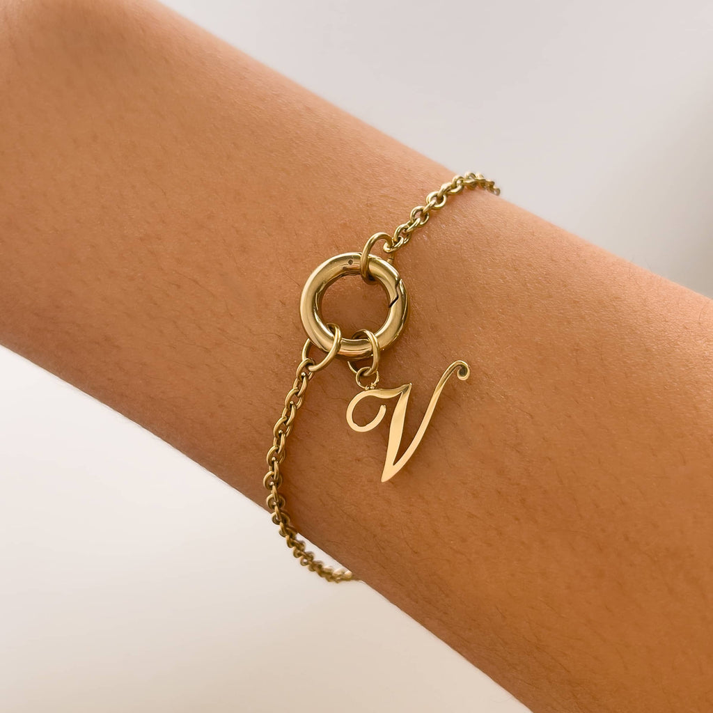 The Initial Bracelet - Gold Secondary Image