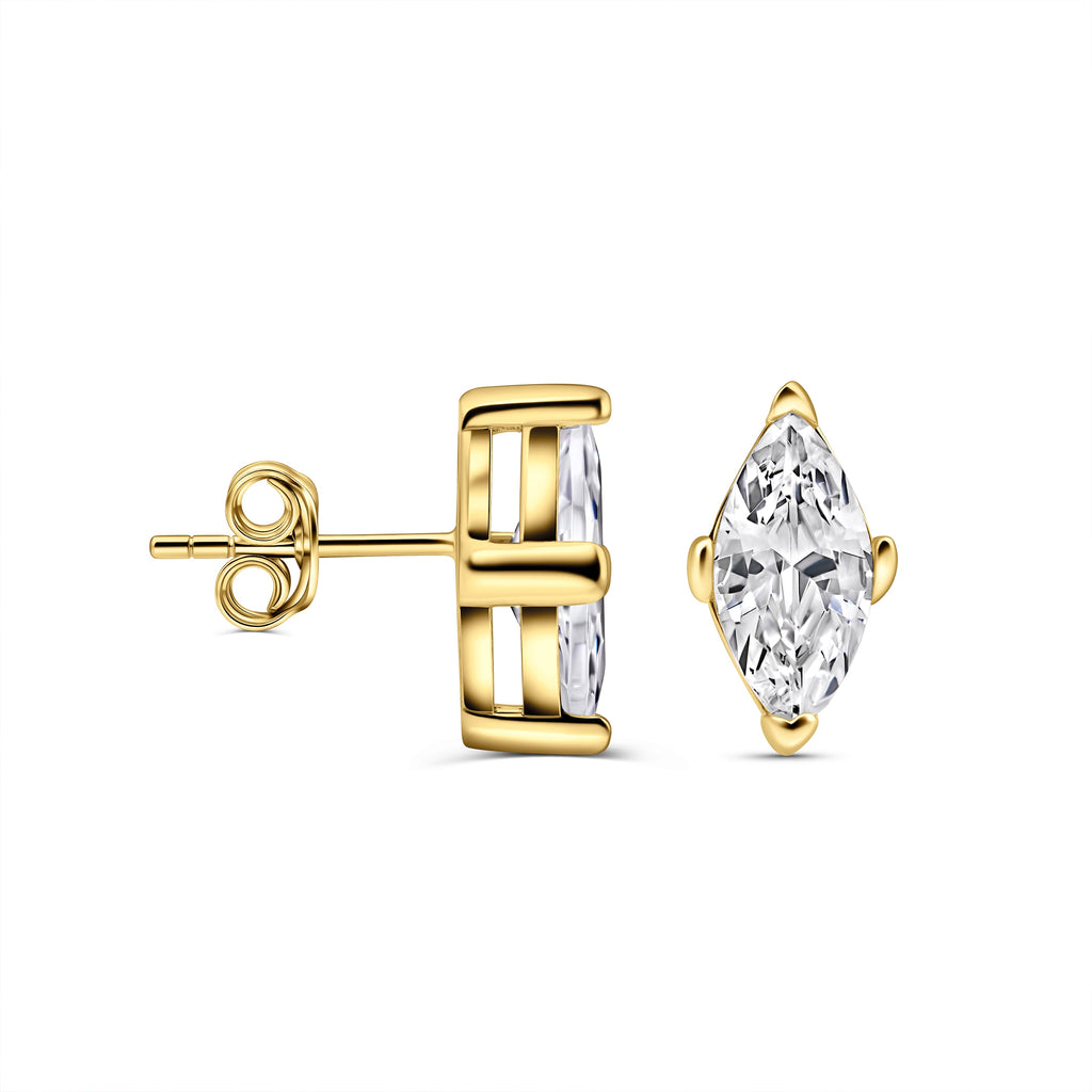 Mini Marquise Studs Secondary Image