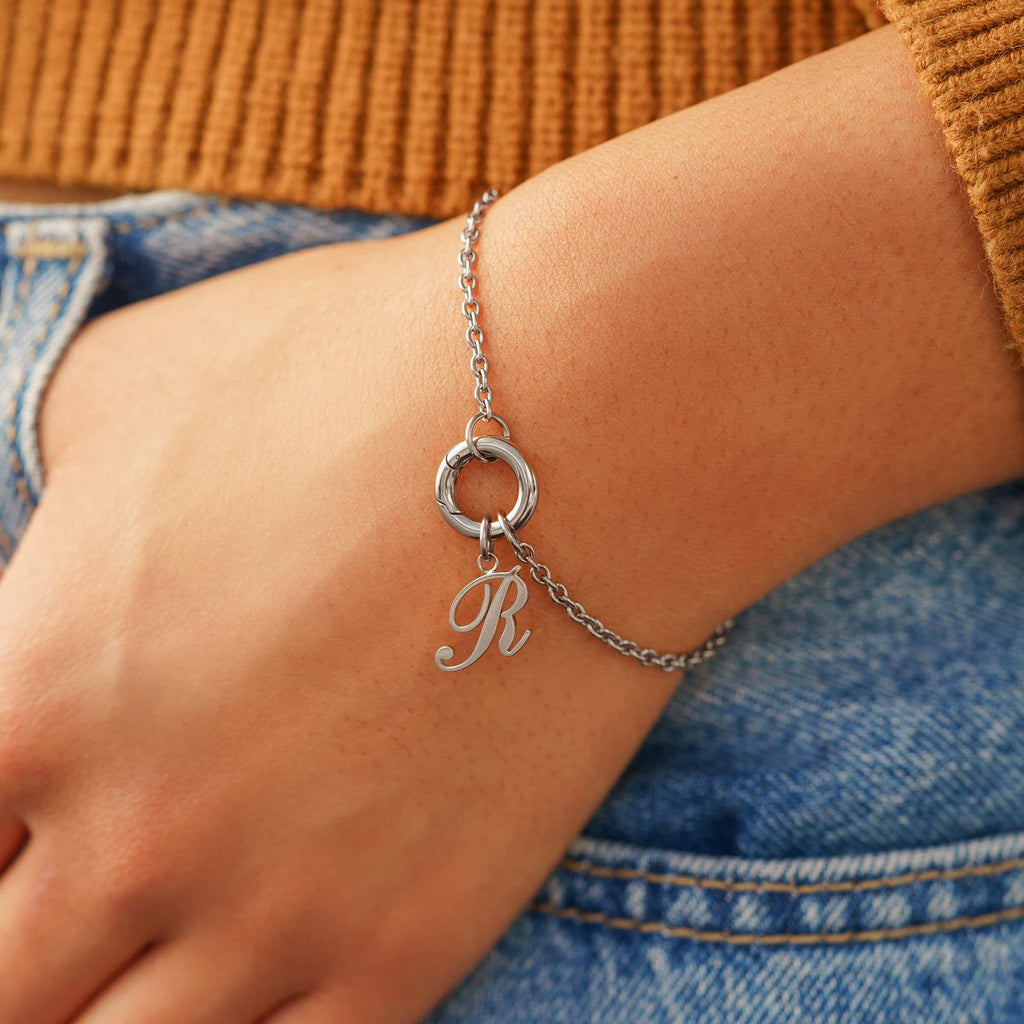 The Cursive Letter Charm Secondary Image