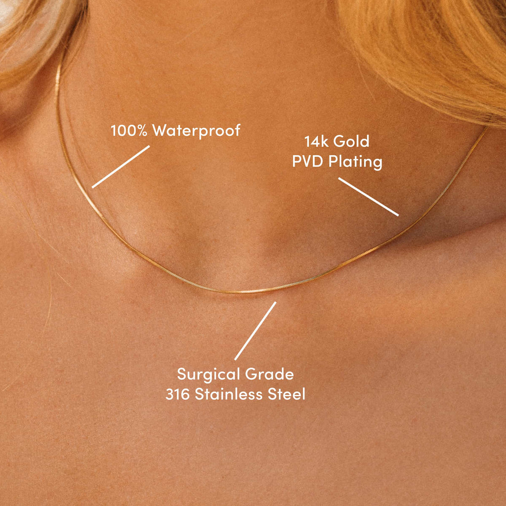 The Frankie Necklace - Gold Secondary Image