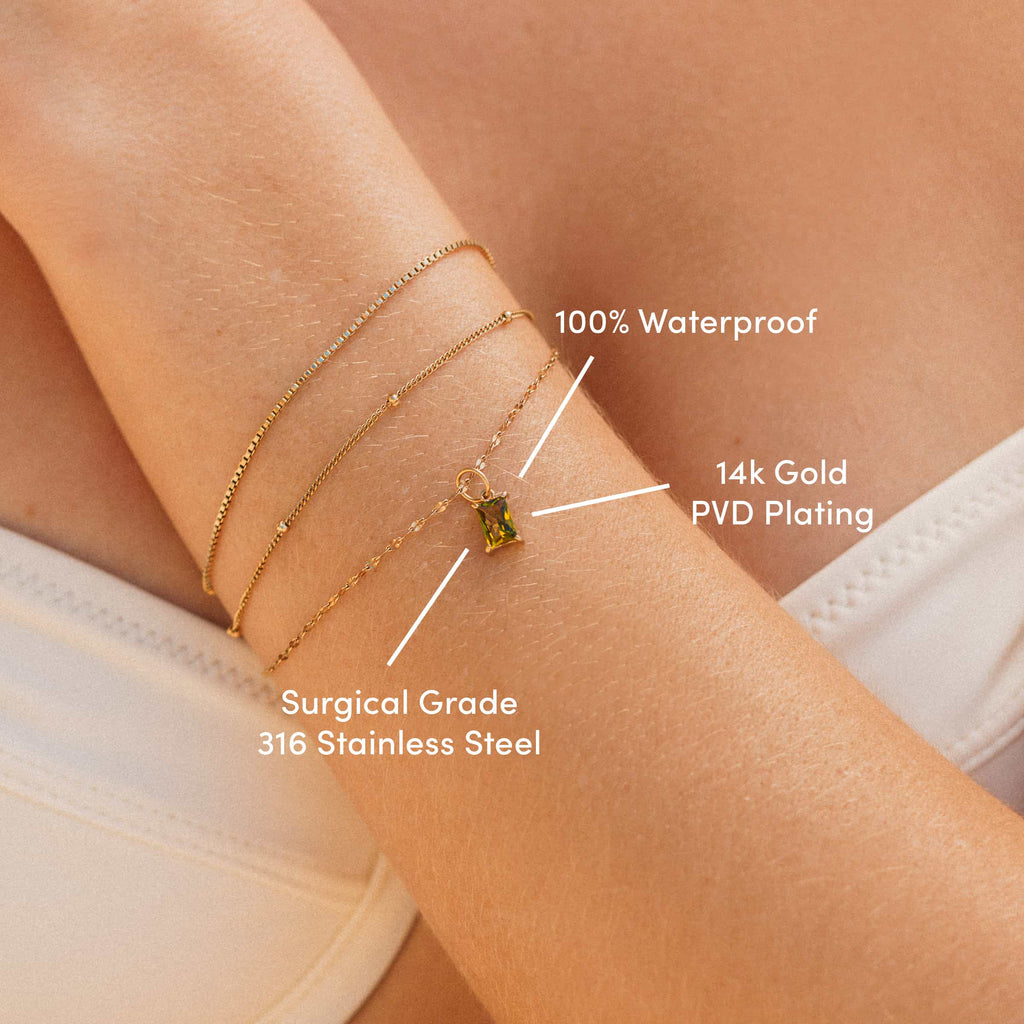 The Birthstone Charm - Gold Secondary Image