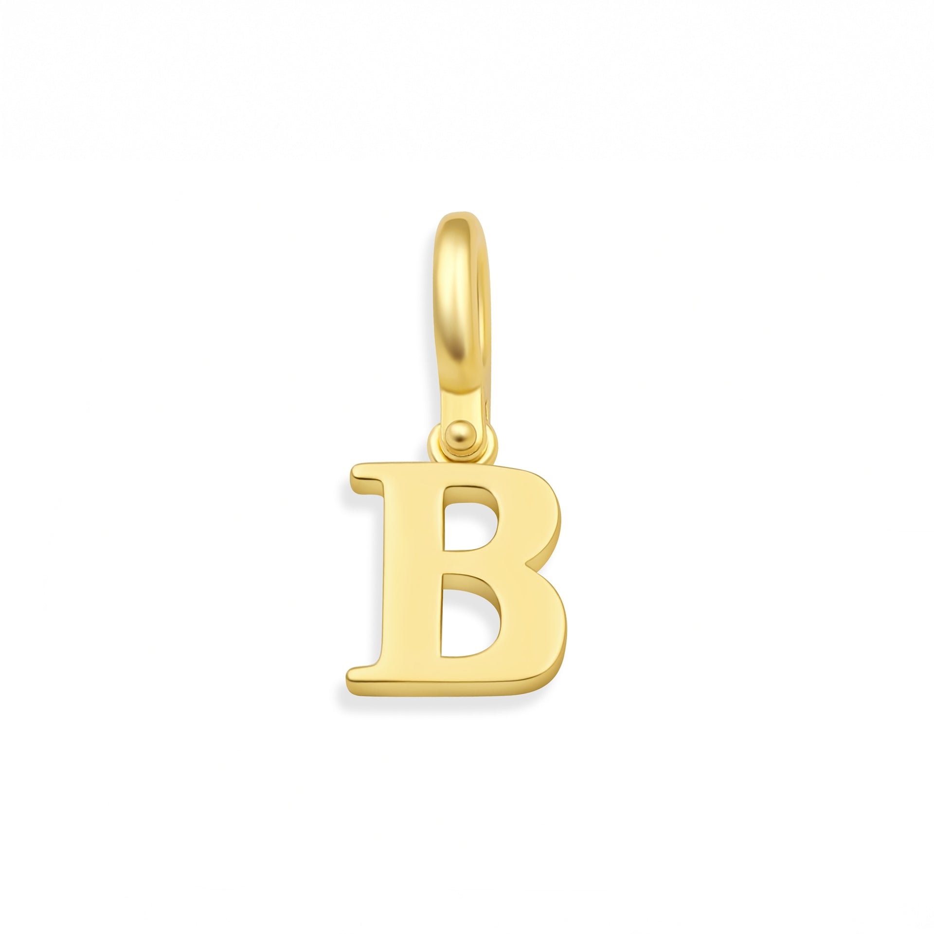 Gold "B" Letter Charm