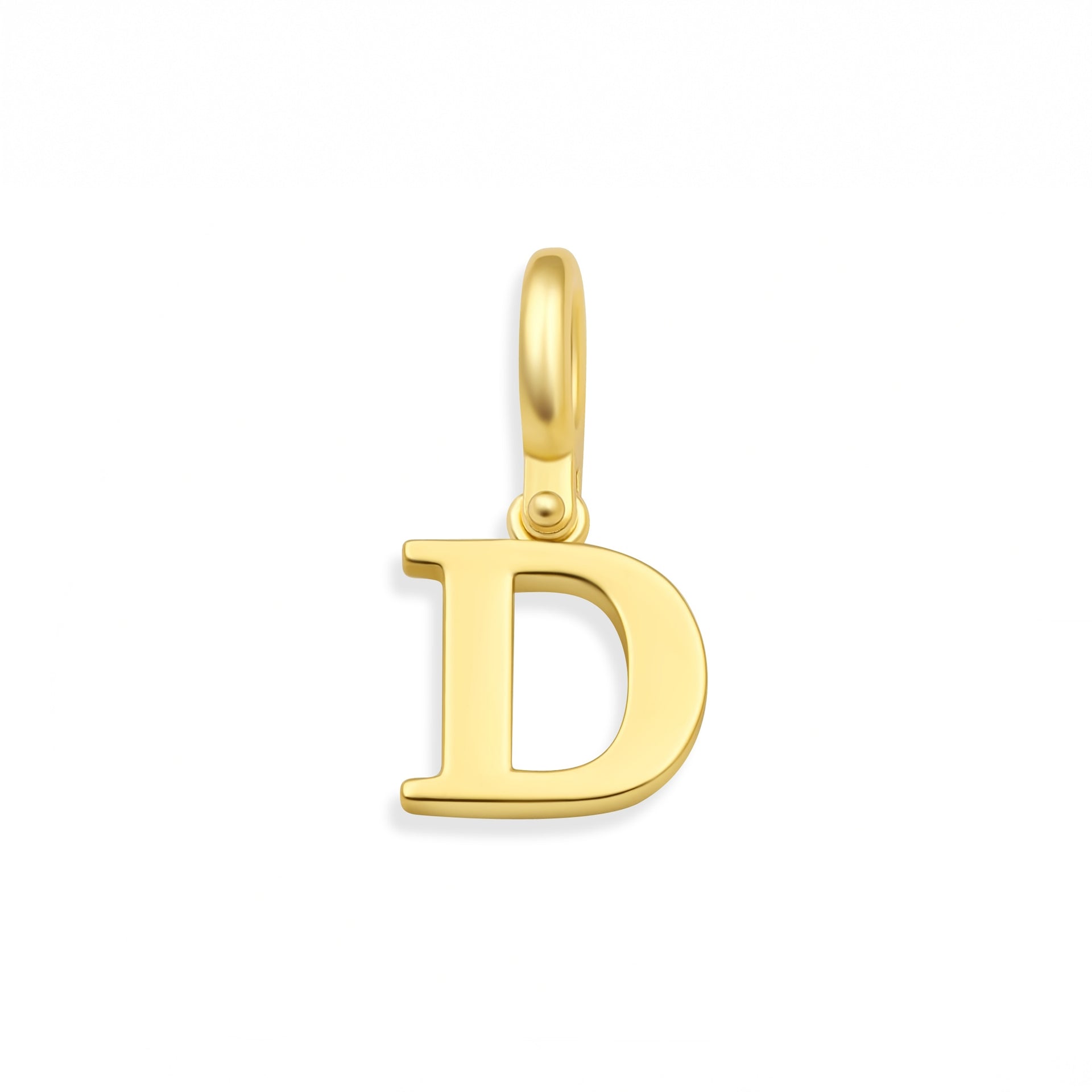 Gold "D" Letter Charm