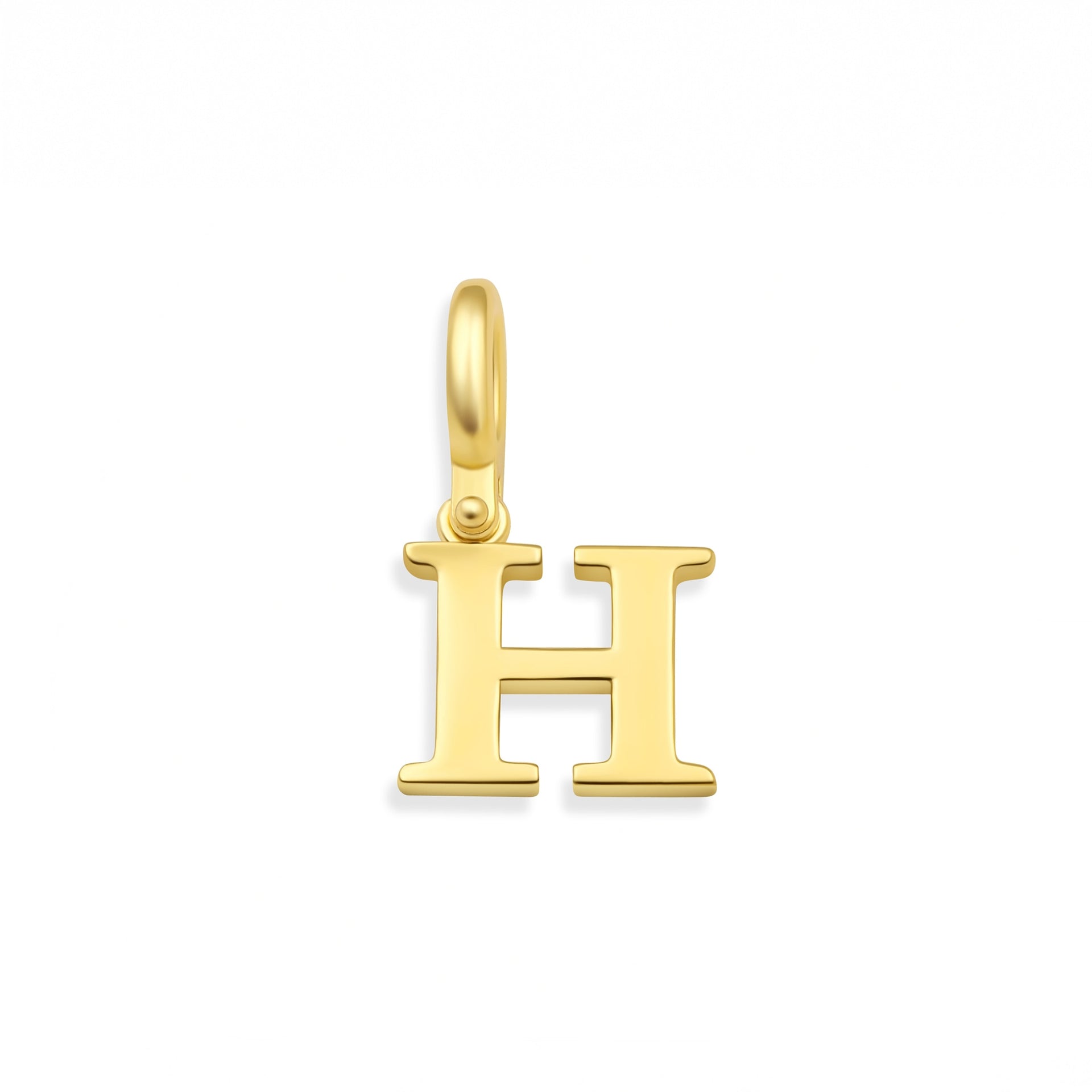 Gold "H" Letter Charm