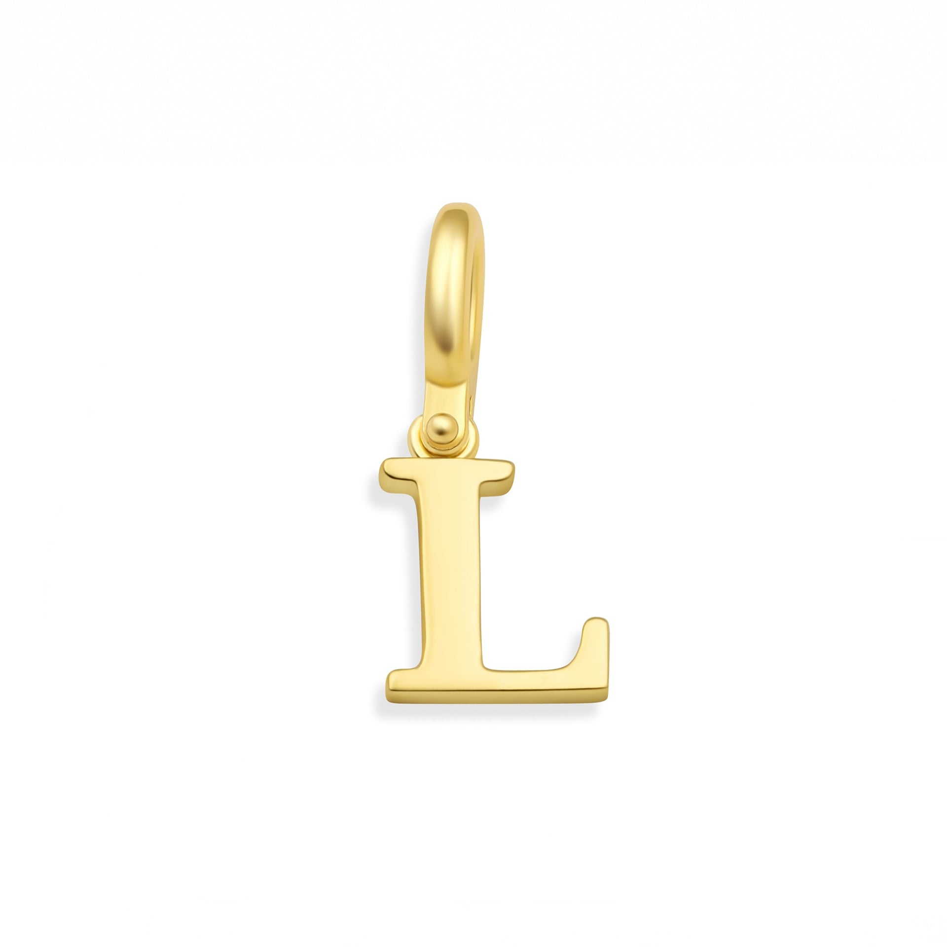 Gold "L" Letter Charm