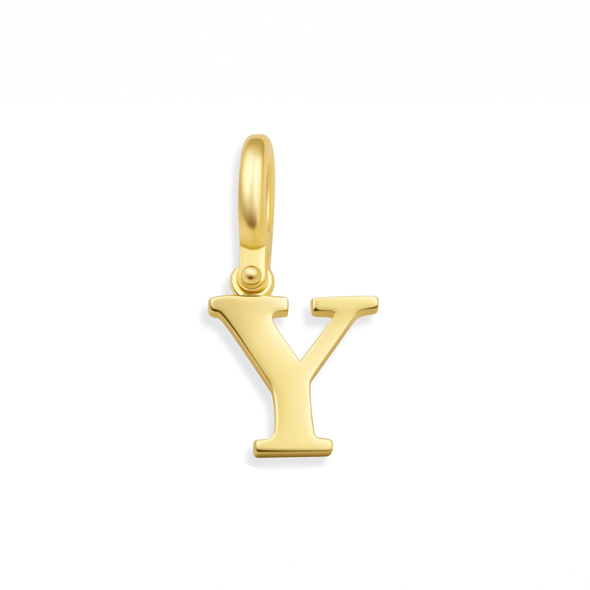 Gold "Y" Letter Charm