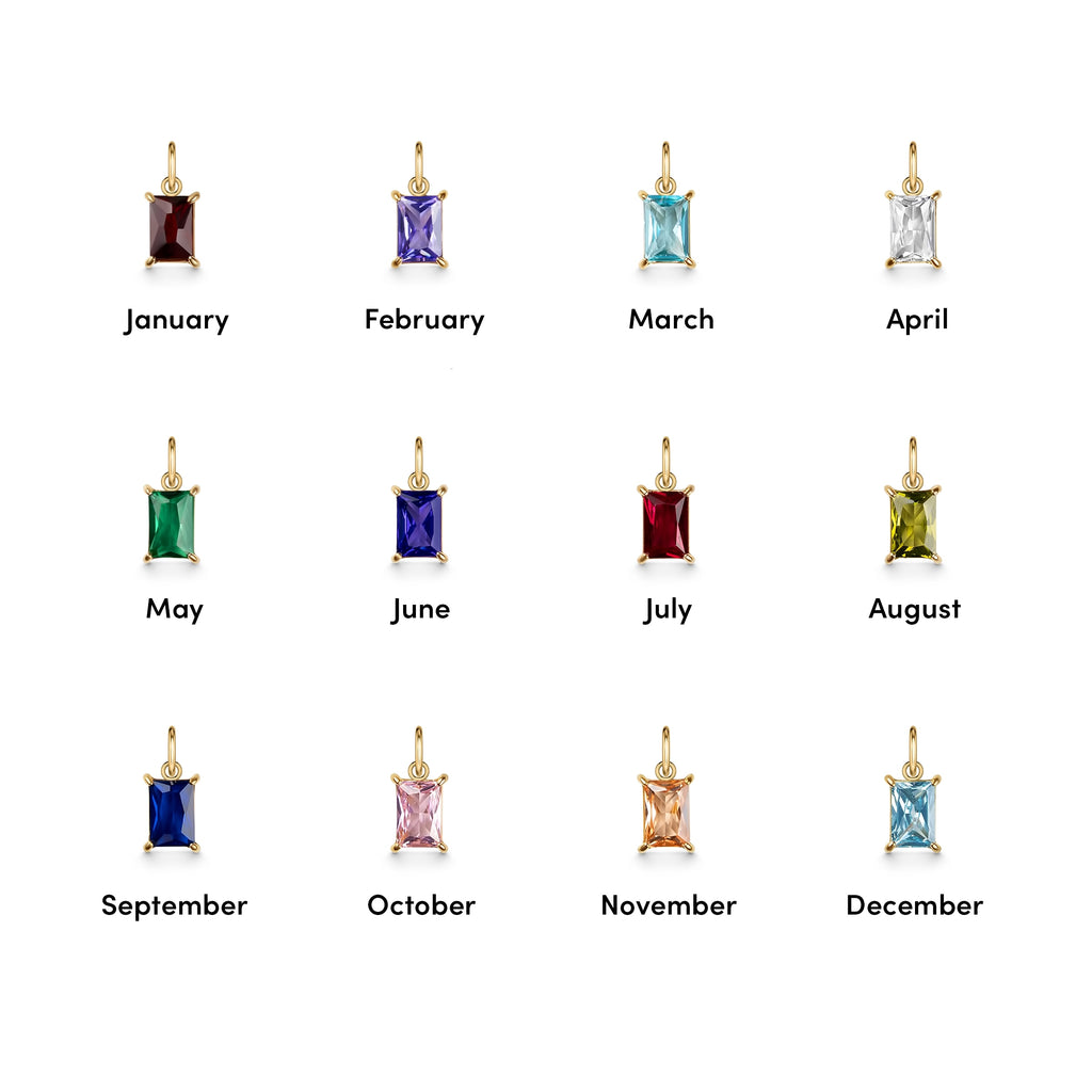 The Birthstone Charm - Gold Secondary Image