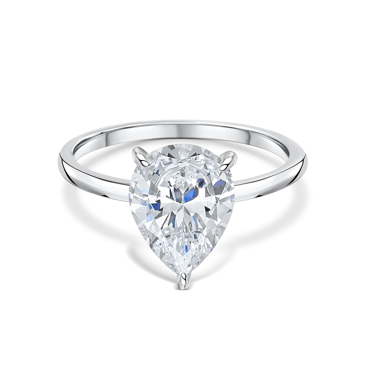 3 Carat Pear Cut Solitaire