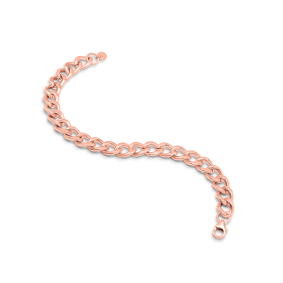 Cuban rose gold thick bracelet