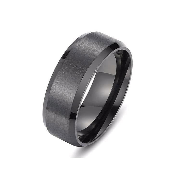 the titan black mens wedding ring