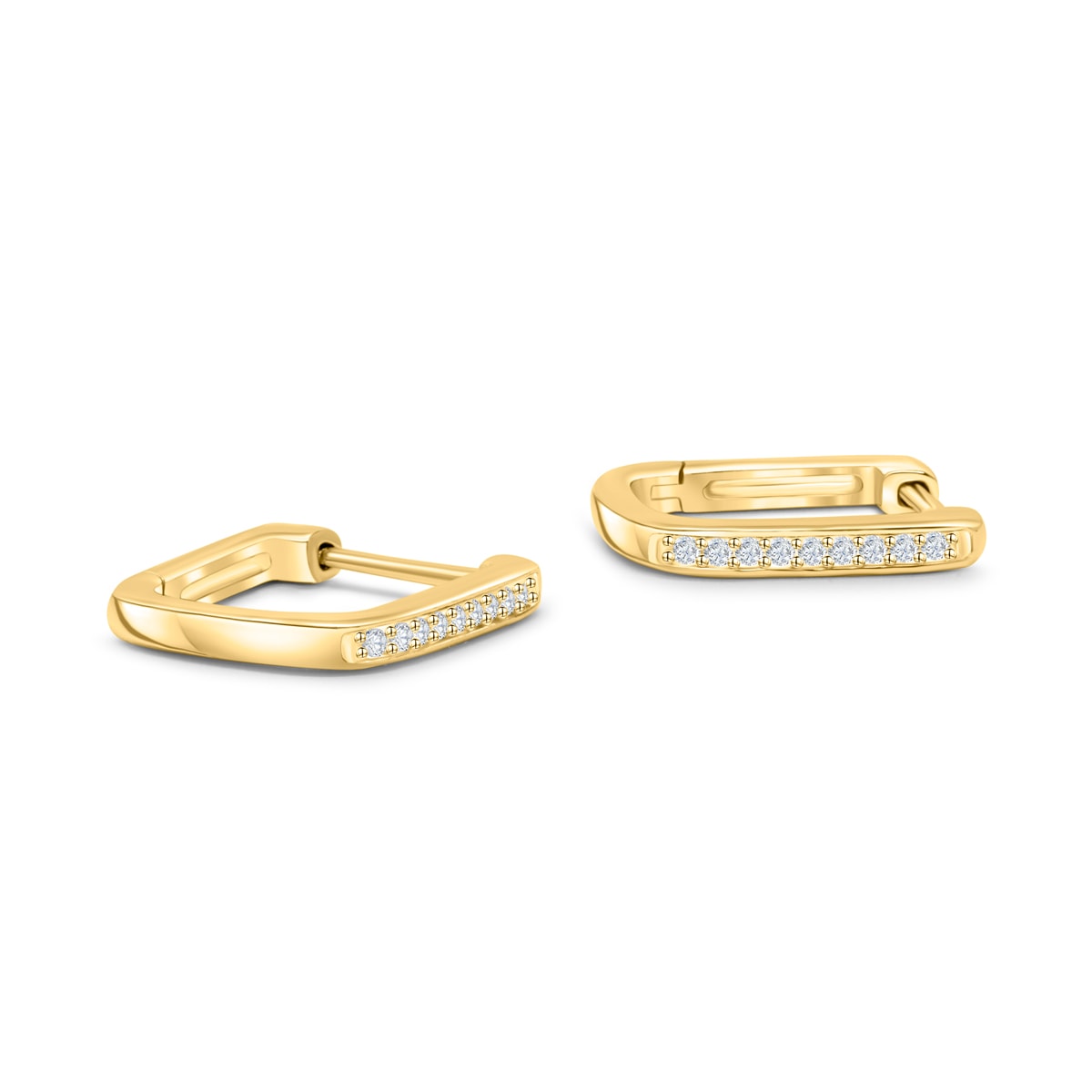 Affordable unique gold hoop earrings