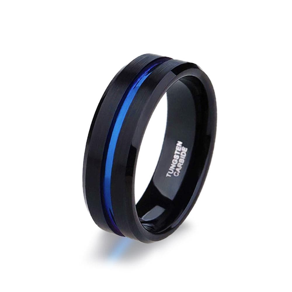 the commander black tungsten ring