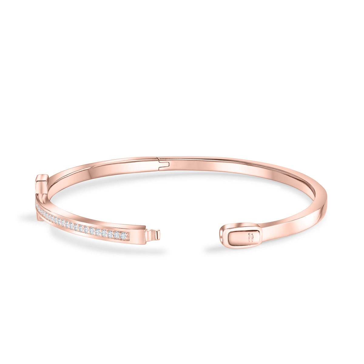 the gia rose gold bangle unhinged