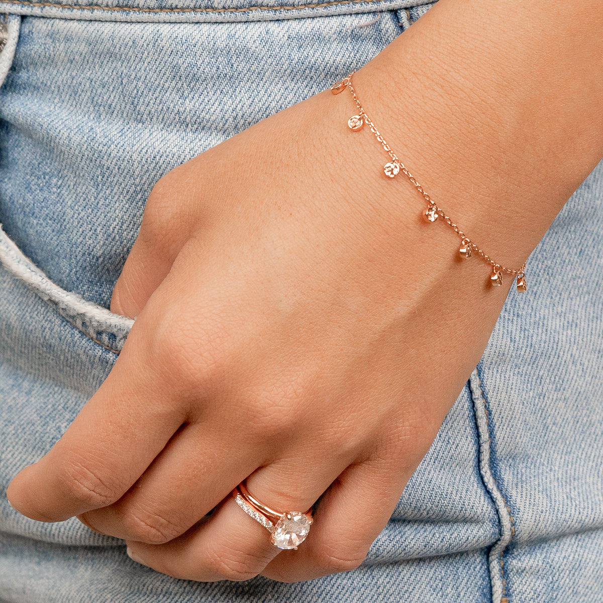 Charmed Rose Gold Bracelet