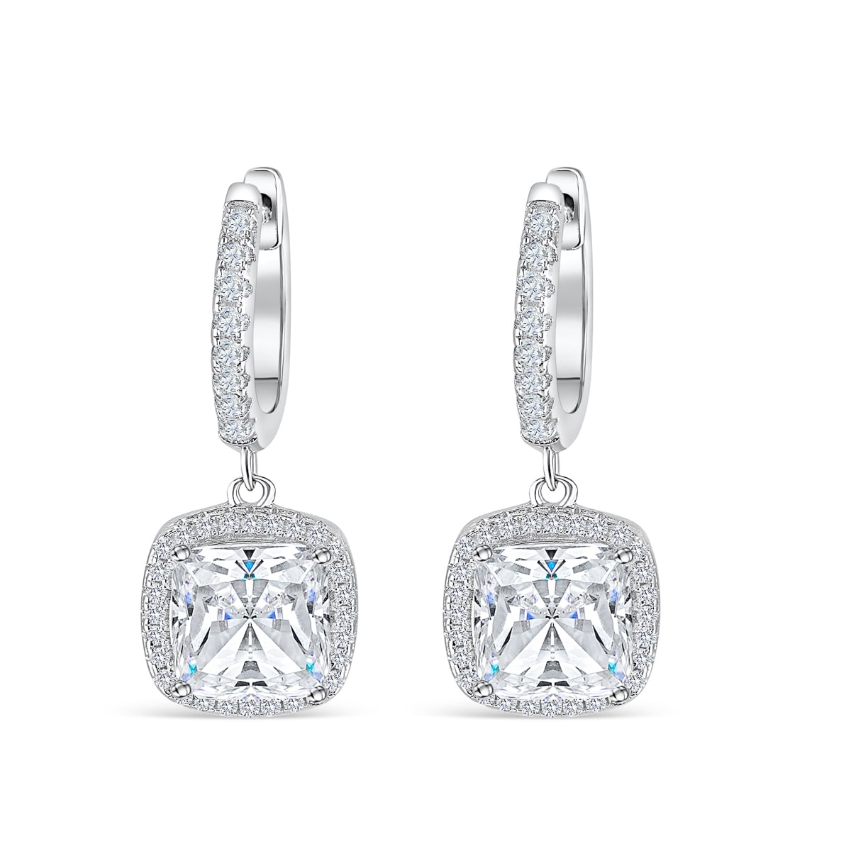 the eve cushion cut earrings