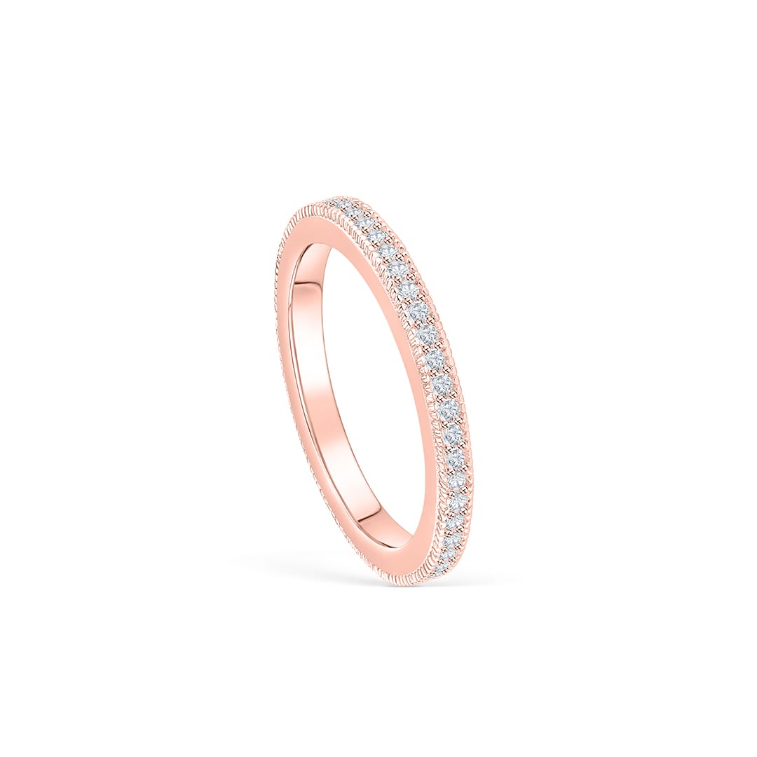 the emma rose gold wedding band