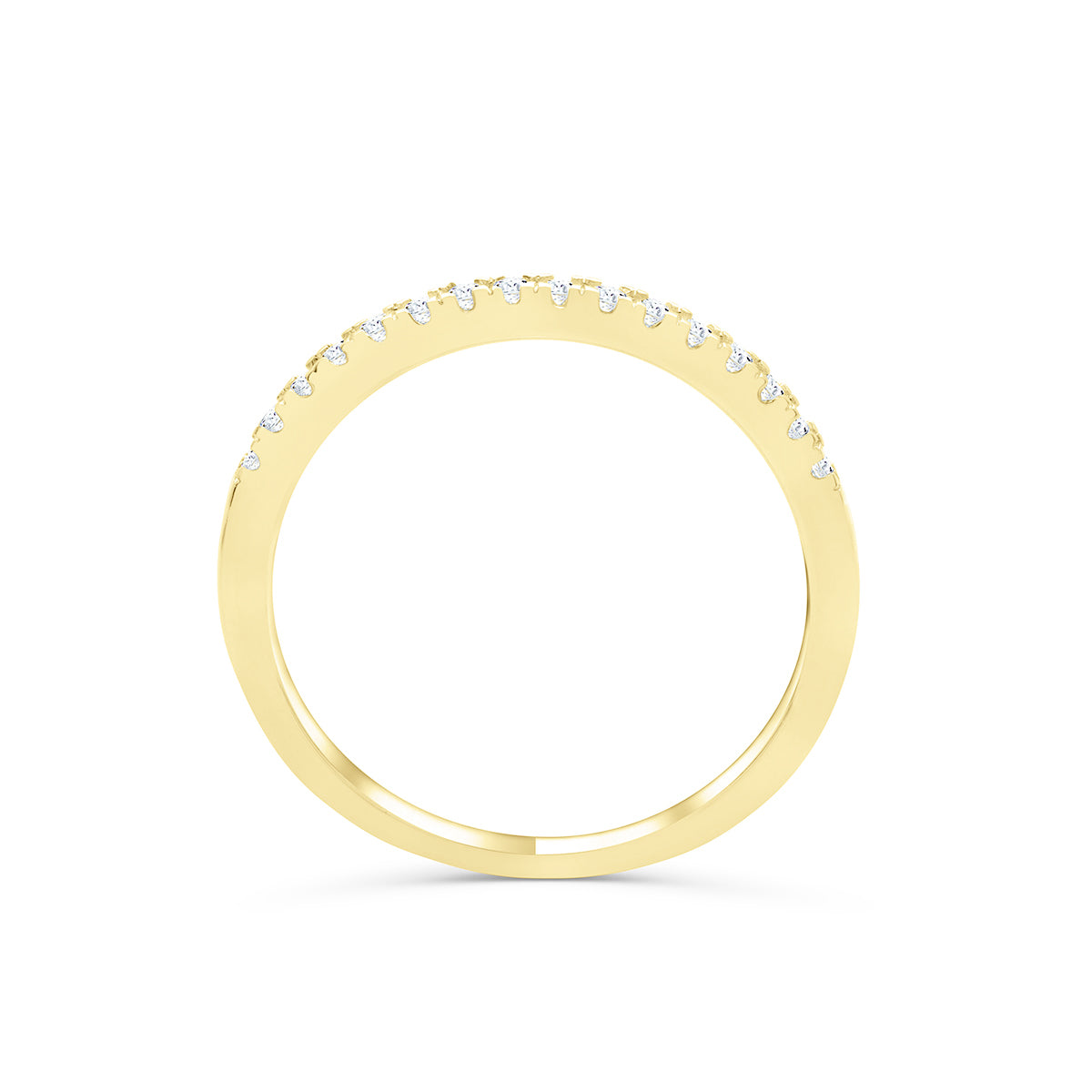 half eternity gold ring