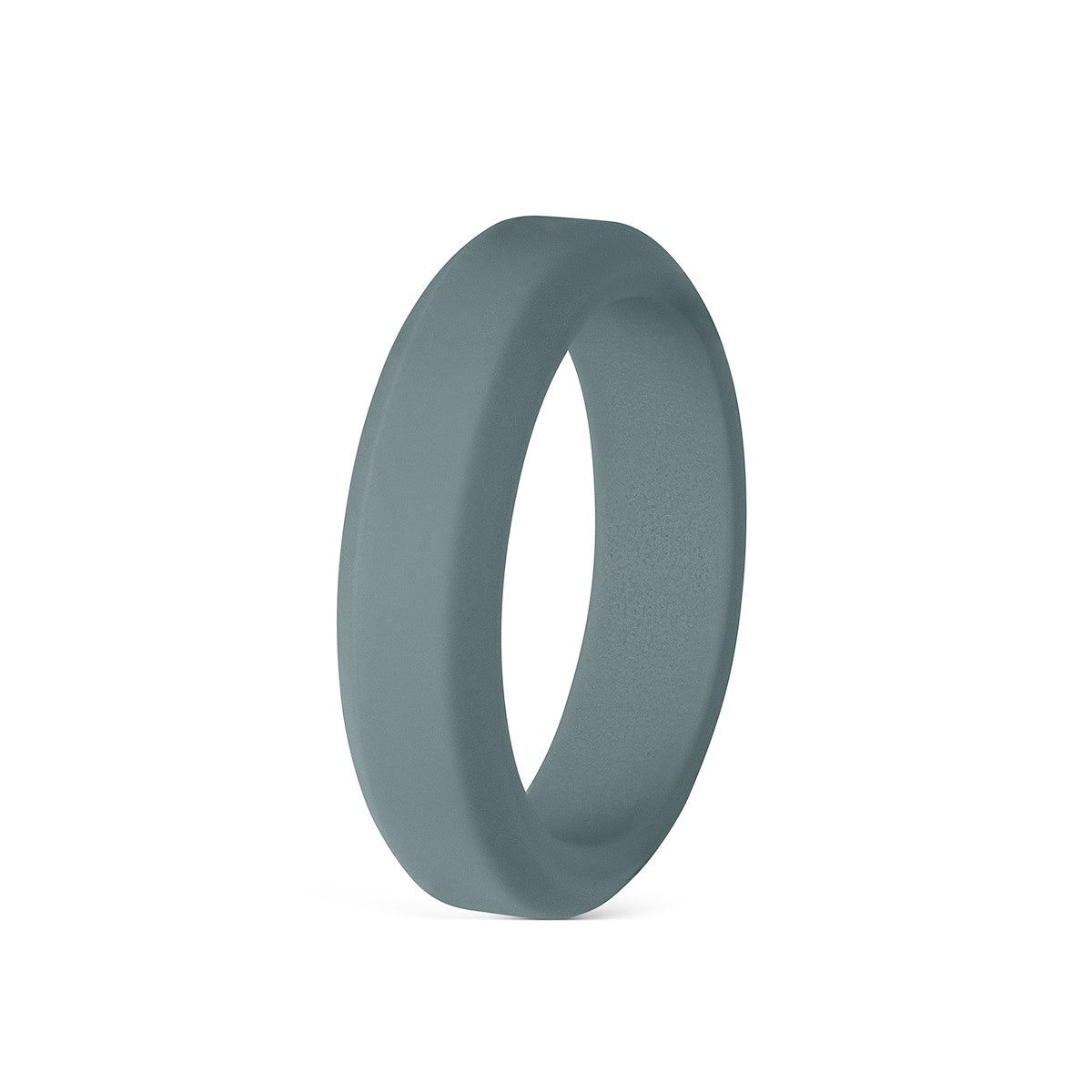 Gray Silicone Wedding Bands Aspen