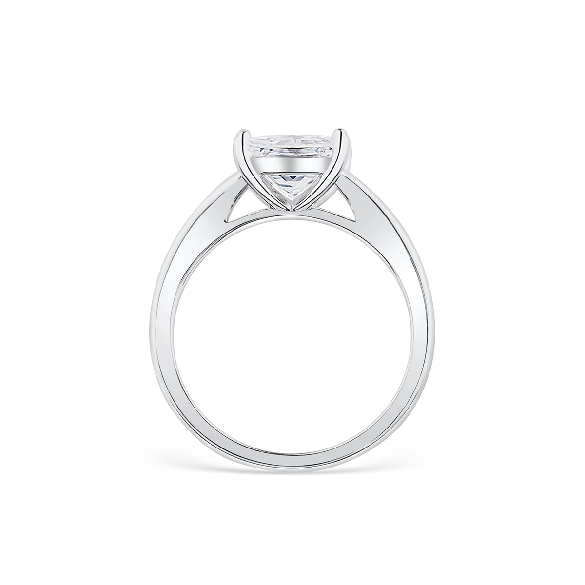 the olivia princess cut solitaire setting