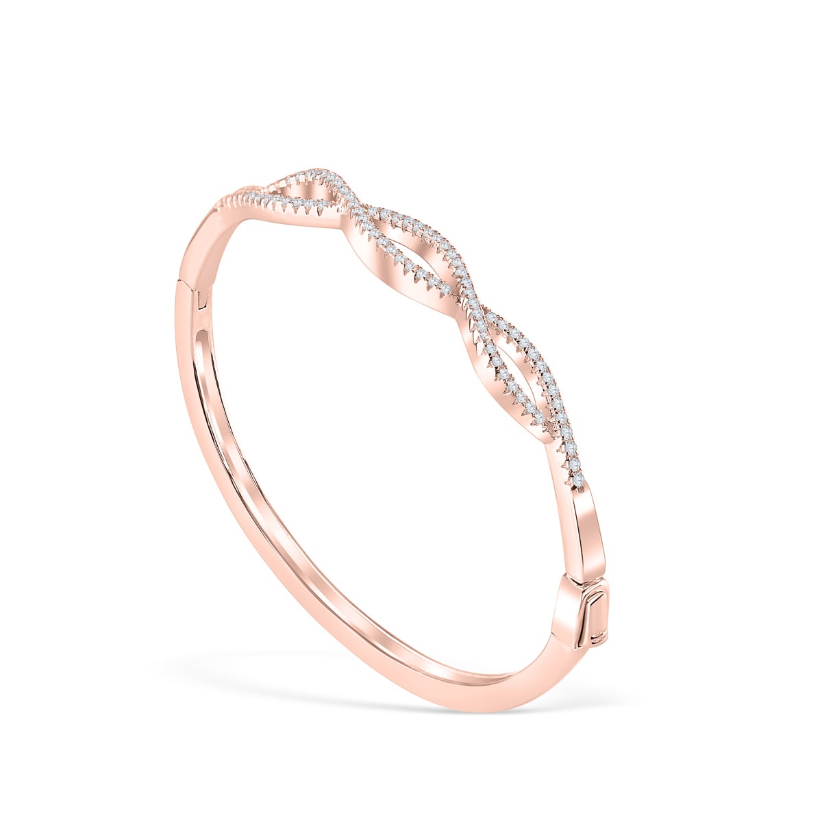 the nova rose gold bracelet setting