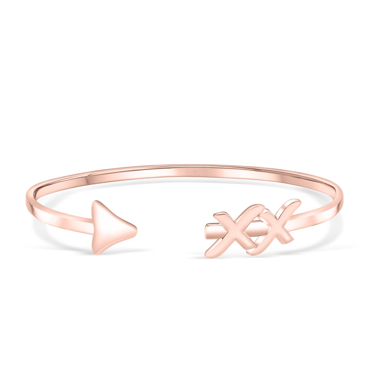 the hope rose gold bangle