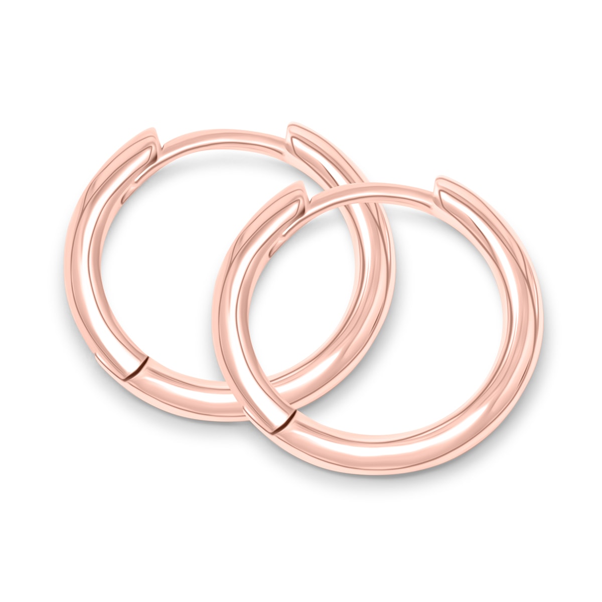 Affordable rose gold hoop earrings