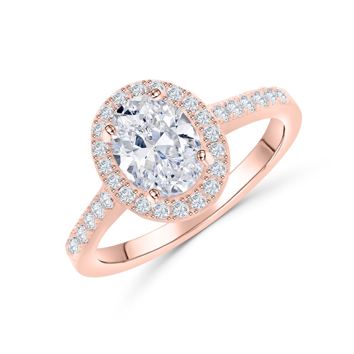 Affordable Rose Gold Engagement Rings