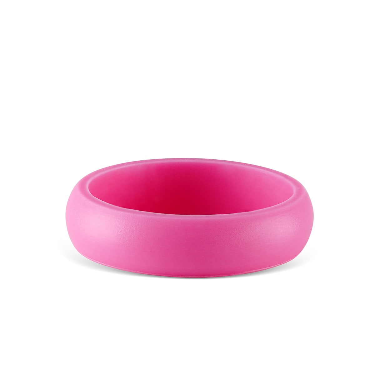 the flex pink silicone wedding band