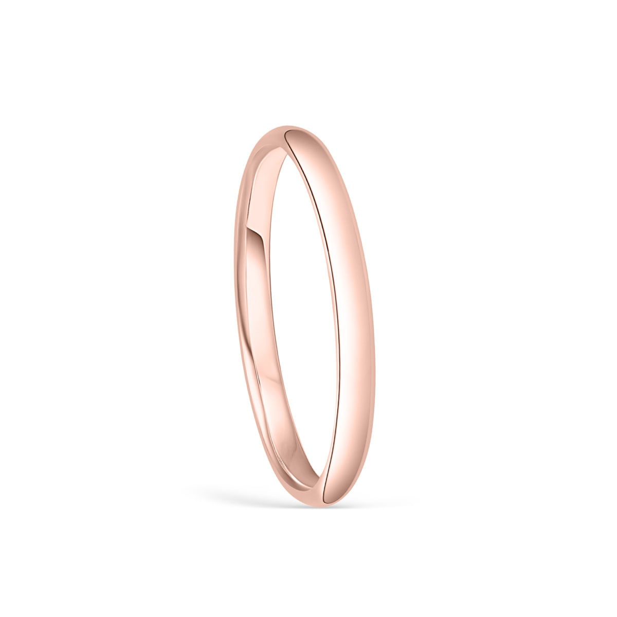 the always rose gold wedding band