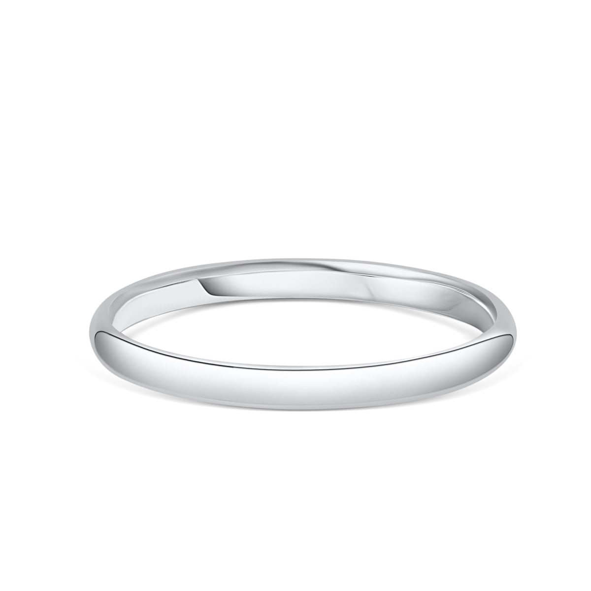 the always silver ladies wedding band