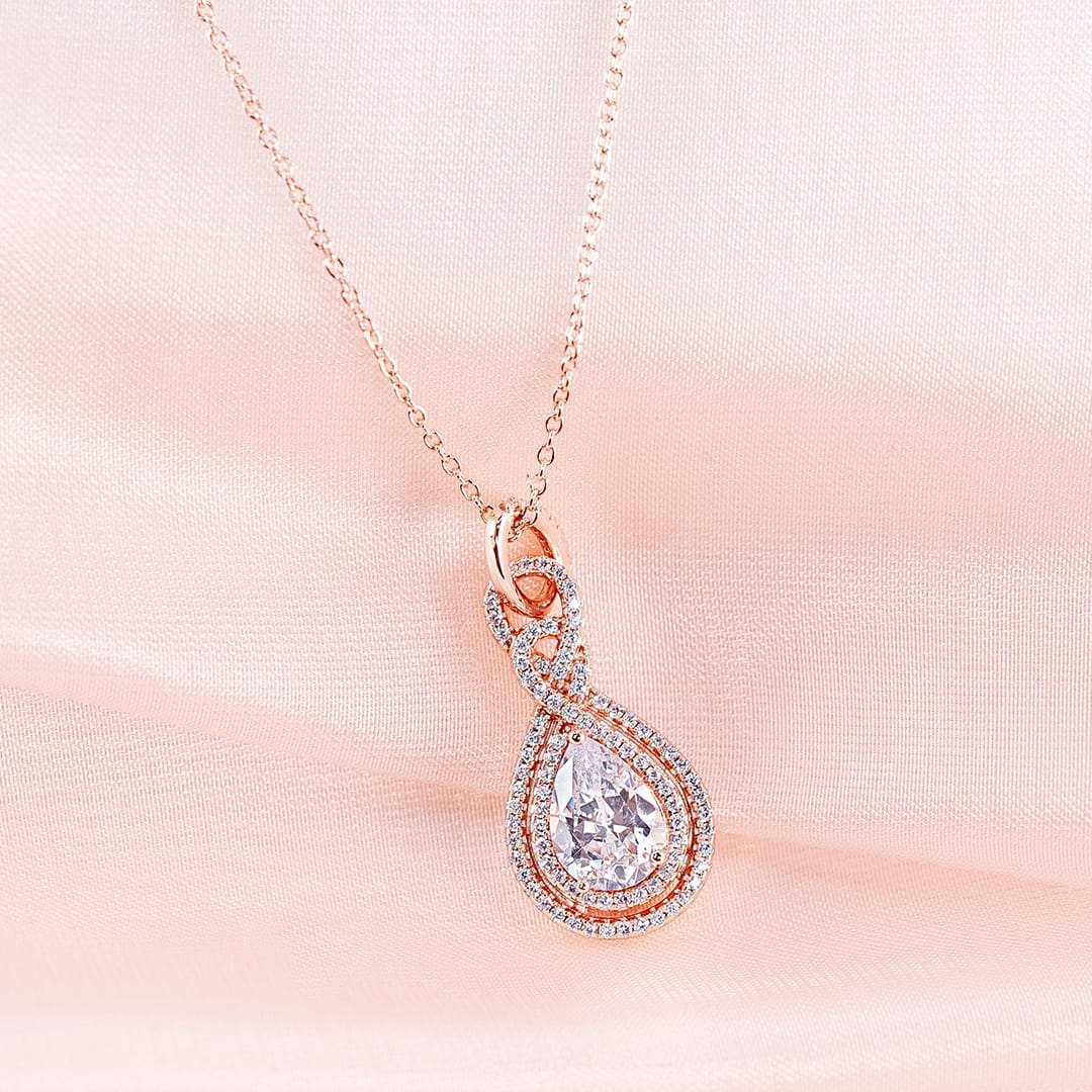 rose gold necklace